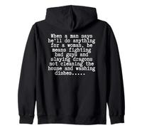 Divertido Slaying Dragons Marido Tareas Sarcasmo Sudadera con Capucha