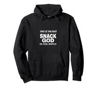 Divertido Snack Comida Dios Sarcástico Sudadera con Capucha