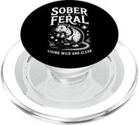 Divertido Sobio Y Salvaje Vivir Salvaje Y Limpio Dicho PopSockets PopGrip para MagSafe
