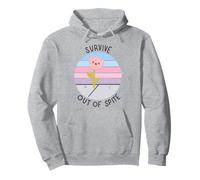 Divertido sobrevive por despecho Sudadera con Capucha