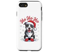 Divertido Sombrero de Papá Noel para Perro Pittie Ho Ho Ho Navidad Carcasa para iPhone SE (2020) / 7/8