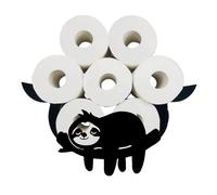 Divertido soporte para papel higiénico, soporte en forma de 3,93 pulgadas, estante de pared con base estable, soporte de papel para mesa de baño que facilita el uso, mejora la organización