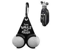 Divertido soporte para pelotas de golf, pequeño soporte portátil para un fácil transporte, organizador de almacenamiento de pelotas de golf para el hogar, campo, viajes, regalo para golfistas