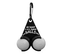 Divertido soporte para pelotas de golf, pequeño soporte portátil para un fácil transporte, organizador de almacenamiento de pelotas de golf para el hogar, campo, viajes, regalo para golfistas