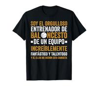 Divertido Soy El Orgulloso Entrenador De Baloncesto Coach Camiseta
