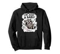 Divertido, Soy Solo un bebé Mapache Animal Cita Sudadera con Capucha