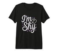 Divertido Soy Tímido Sarcástico Introvertido Social Ansiedad Arte Citas Camiseta Premium
