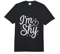 Divertido Soy Tímido Sarcástico Introvertido Social Ansiedad Arte Citas Comfort Colors Adult Heavyweight T-Shirt