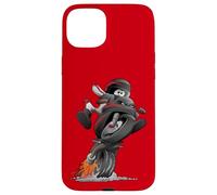 Divertido Sportbike Motocicleta Jinete Wheelie Biker Cartoon Carcasa para iPhone 15 Plus