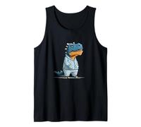 Divertido sueño T Rex para los Amantes de los Pijamas y los Dinosaurios Camiseta sin Mangas