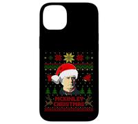 Divertido suéter Feo de Navidad del Presidente Mckinley de William Carcasa para iPhone 14 Plus