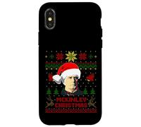 Divertido suéter Feo de Navidad del Presidente Mckinley de William Carcasa para iPhone X/XS