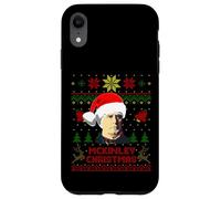 Divertido suéter Feo de Navidad del Presidente Mckinley de William Carcasa para iPhone XR