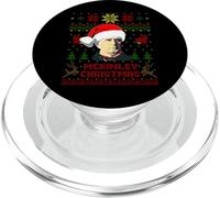 Divertido suéter Feo de Navidad del Presidente Mckinley de William PopSockets PopGrip para MagSafe
