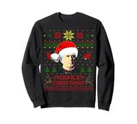 Divertido suéter Feo de Navidad del Presidente Mckinley de William Sudadera