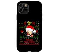 Divertido suéter Feo navideño del Presidente de Millard Fillmore Carcasa para iPhone 11 Pro