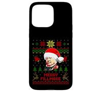 Divertido suéter Feo navideño del Presidente de Millard Fillmore Carcasa para iPhone 15 Pro MAX