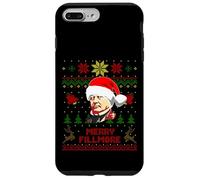 Divertido suéter Feo navideño del Presidente de Millard Fillmore Carcasa para iPhone 7 Plus/8 Plus