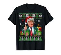 Divertido suéter navideño feo de Trump Make Christmas Again Camiseta