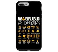 Divertido Tablero de Instrumentos señales de Advertencia de conducción Conductor mecánico automático Carcasa para iPhone 7 Plus/8 Plus