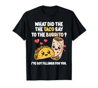 Divertido Taco Burrito Amor Comida Mexicana Amante De Tacos Camiseta