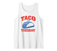 Divertido Taco Tuesday Foodie Lover Comida Mexicana Humor Diseño Camiseta sin Mangas