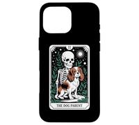 Divertido Tarot Perro Padre Cavalier King Charles Spaniel Carcasa para iPhone 16 Pro Max