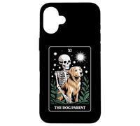 Divertido Tarot Perro Padre Golden Retriever Carcasa para iPhone 16 Plus