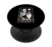 Divertido Tarot Perro Padre Pastor Australiano PopSockets PopGrip Adhesivo