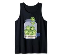 Divertido Tarro antidepresivo de cocodrilo para niños y niñas Camiseta sin Mangas