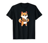 Divertido tatuaje de perro Shiba Inu con el texto «I Love Grandma» Camiseta
