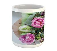 Divertido Taza Lila pálido salvia verde púrpura y tecla pálida Con personalización Taza de motivo cultural 330ML para Desayuno,Café time,Casa,Trabajo