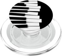 Divertido Teclado de Piano tambaleante - Gráfico de Pianista PopSockets PopGrip para MagSafe