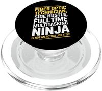 Divertido Técnico De Fibra Óptica Multitarea Ninja Dicho PopSockets PopGrip para MagSafe