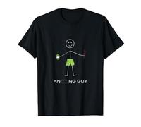 Divertido tejedor para Hombre, tejedor para niño Camiseta gráfica económica, Hombre, Negro, M