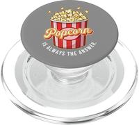 Divertido Tema de Palomitas de maíz para Hombres, Mujeres, Adultos, niños, Amantes de Las Palomitas de maíz PopSockets PopGrip para MagSafe