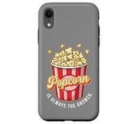 Divertido Tema de Palomitas de maíz para Hombres, Mujeres, Adultos, niños, Amantes de Las Palomitas de maíz Carcasa para iPhone XR