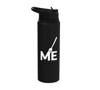 Divertido Tenedor Gráfico Fork Me Meme Fork Me Significado Stainless Steel Insulated Water Bottle