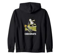 Divertido Tenis Ajedrez Peón Rey Jaque Mate Deportes Sudadera con Capucha