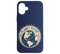 Divertido teórico de la conspiración OVNI Aterrizaje Lunar Gobierno engaño Carcasa para iPhone 16 Plus