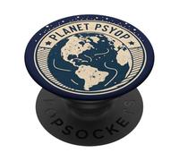 Divertido teórico de la conspiración OVNI Aterrizaje Lunar Gobierno engaño PopSockets PopGrip Adhesivo