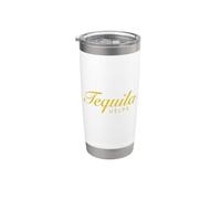 Divertido tequila ayuda a regalo para los amantes del tequila Vaso térmico de acero inoxidable de doble pared
