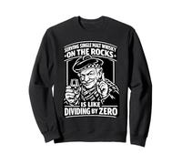 Divertido Texto en alemán Whisky on The Rocks, sirviendo Viejo escocés Sudadera