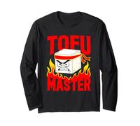 Divertido Tofu Master Vegetariano Humor Vegano Basado en Plantas Manga Larga