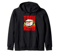 Divertido Tofu Master Vegetariano Humor Vegano Basado en Plantas Sudadera con Capucha