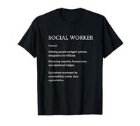 Divertido Trabajador Social Definición Diccionario Sarcástico Camiseta