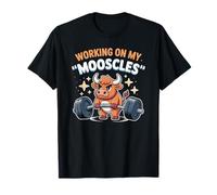 Divertido Trabajando En Mis Mooscles Diciendo Gimnasio Toro Humor Mujeres Hombres Camiseta
