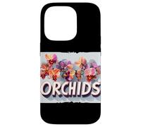 Divertido traje de flores de orquídeas Carcasa para iPhone 14 Pro