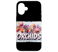 Divertido traje de flores de orquídeas Carcasa para iPhone 16