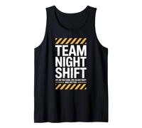 Divertido Turno Nocturno de Equipo Diciendo Mejor Que el Equipo diurno Mujeres Hombres Camiseta sin Mangas